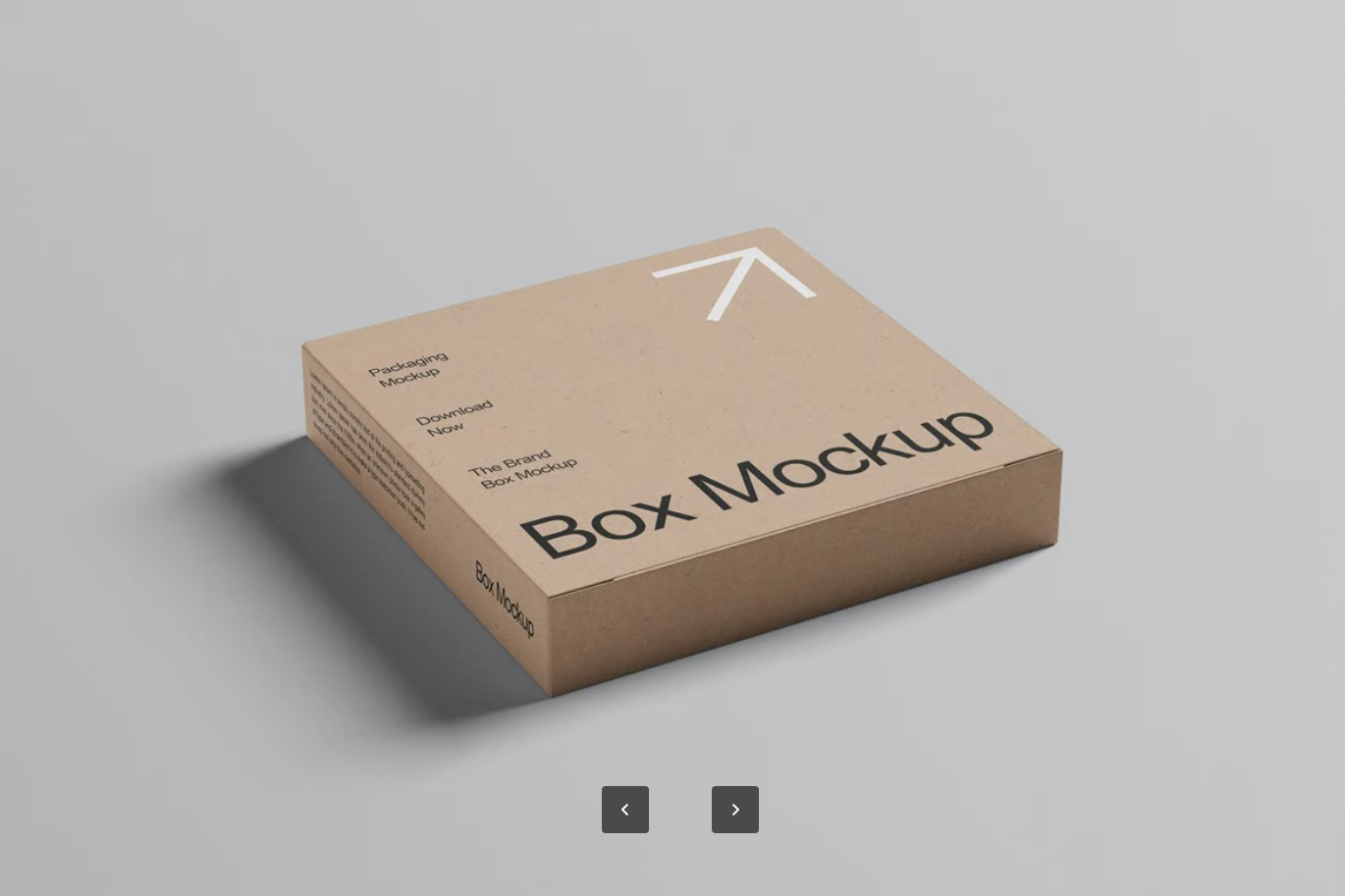 智能图层方形盒子PSD样机04组高分辨率4500x3000可编辑模板Square Box Mockup-果觅网