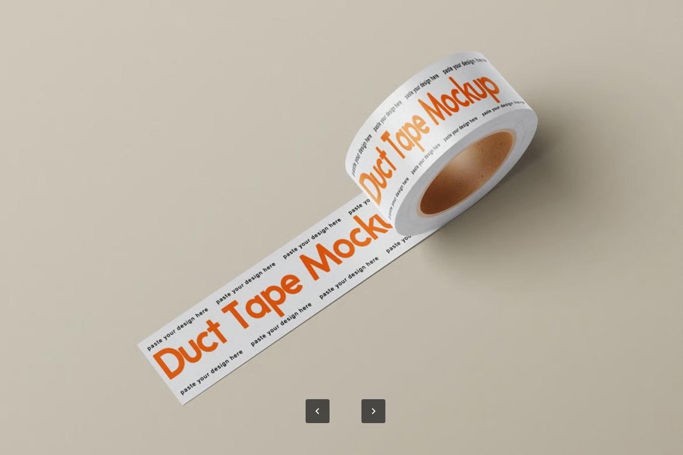智能对象PSD样机分层文件4500x3000高分辨率300DPI快速编辑背景可调Duct Tape Mockup-果觅网