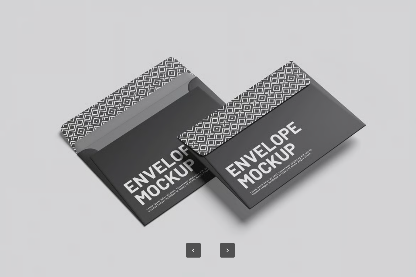 智能对象分层PSD信封模板 高分辨率4500x3000px 可编辑背景设计素材Envelope Mockup-果觅网