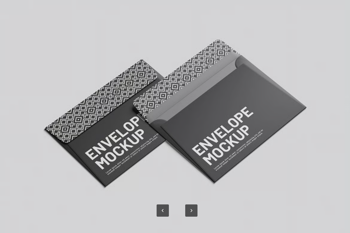 智能对象分层PSD信封模板 高分辨率4500x3000px 可编辑背景设计素材Envelope Mockup-果觅网
