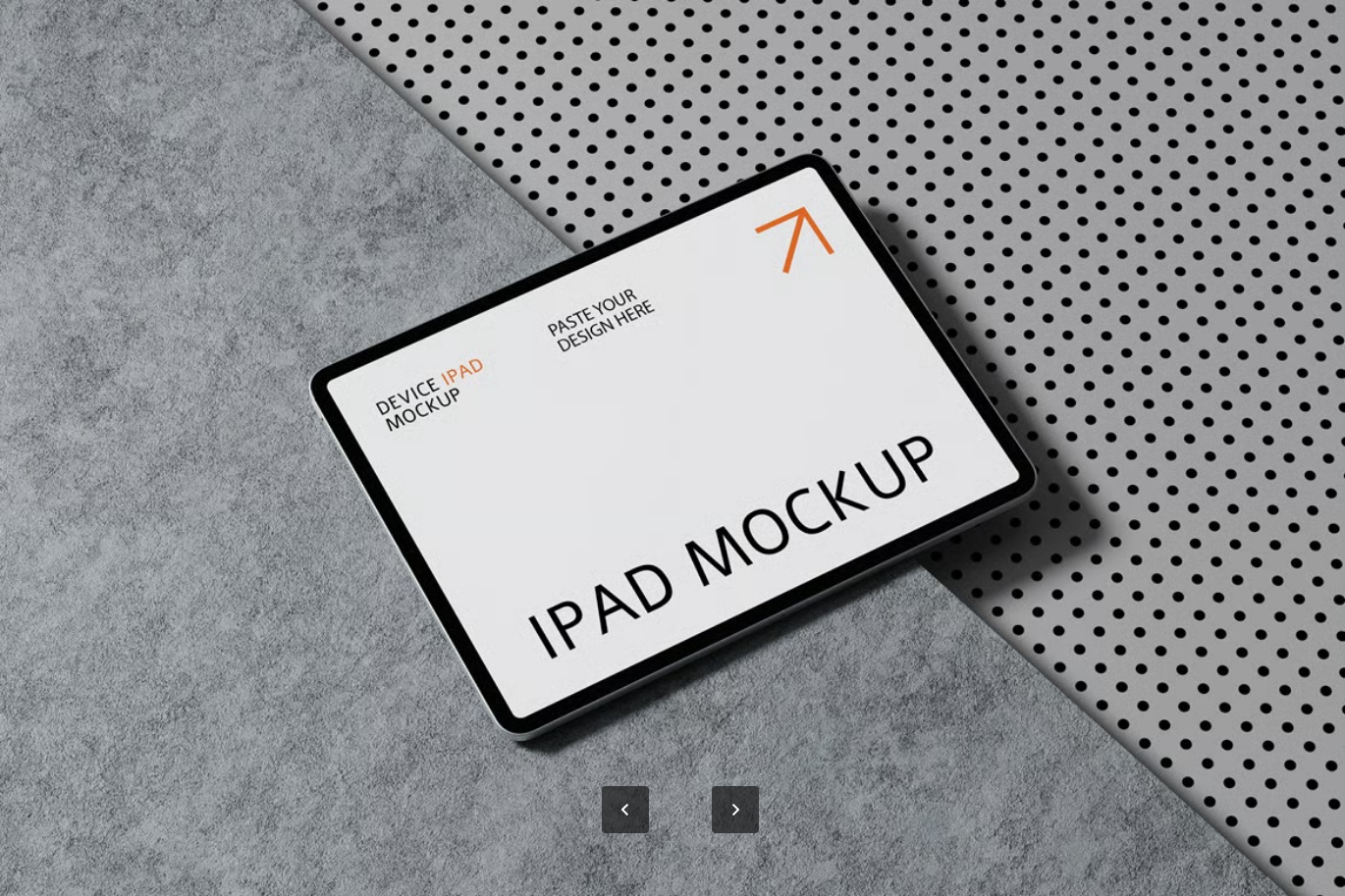 iPad样机PSD分层文件4合1套装智能对象可替换设计4500x3000高分辨率iPad Mockup-果觅网