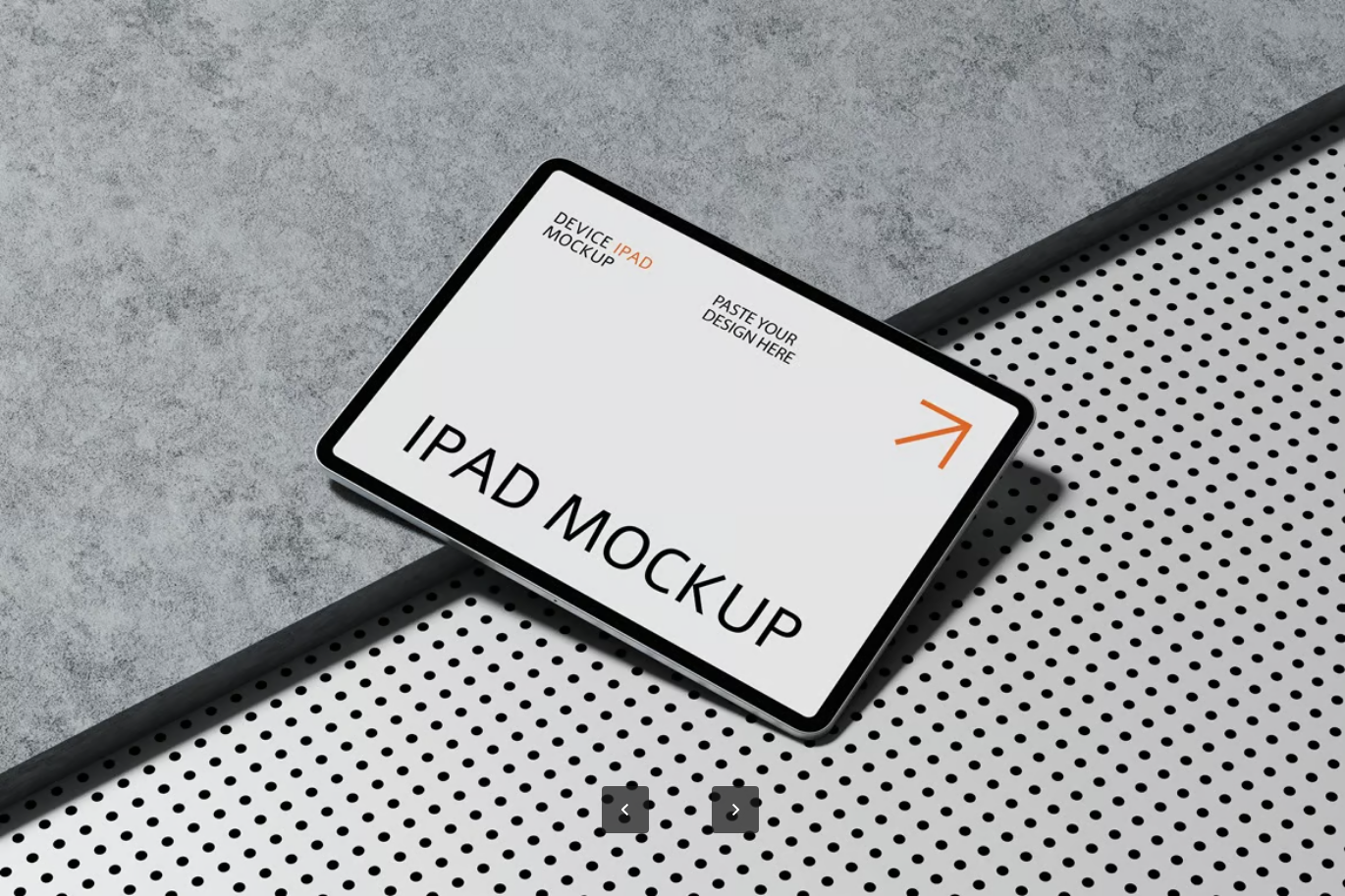 iPad样机PSD分层文件4合1套装智能对象可替换设计4500x3000高分辨率iPad Mockup-果觅网
