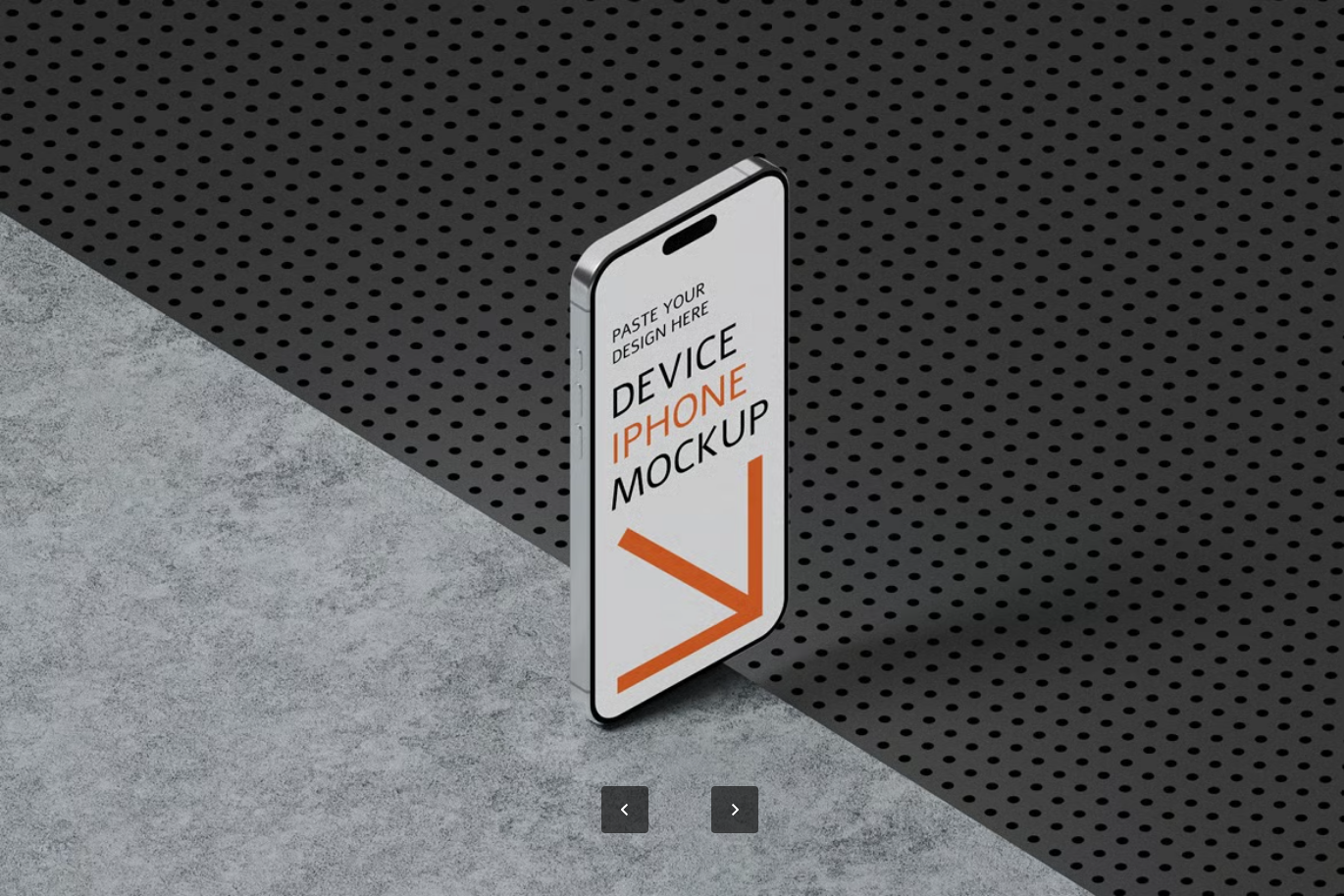 iPhone15智能对象PSD样机分层可编辑4500x3000高分辨率UI设计素材iPhone Mockup-果觅网