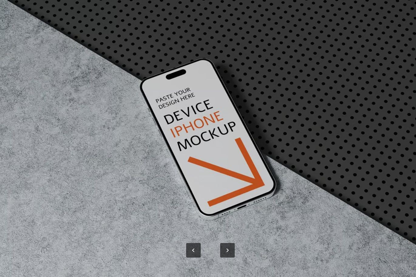 iPhone15智能对象PSD样机分层可编辑4500x3000高分辨率UI设计素材iPhone Mockup-果觅网