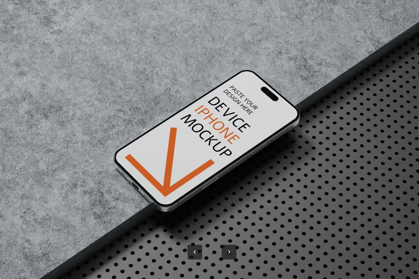 iPhone15智能对象PSD样机分层可编辑4500x3000高分辨率UI设计素材iPhone Mockup-果觅网