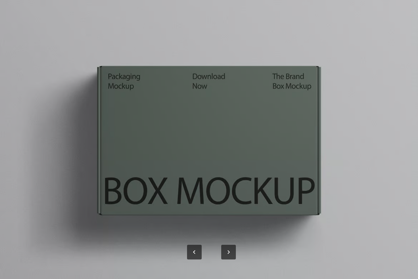 PSD分层包装盒模板智能对象可编辑背景高分辨率4500x3000展示文件Box Mockup-果觅网
