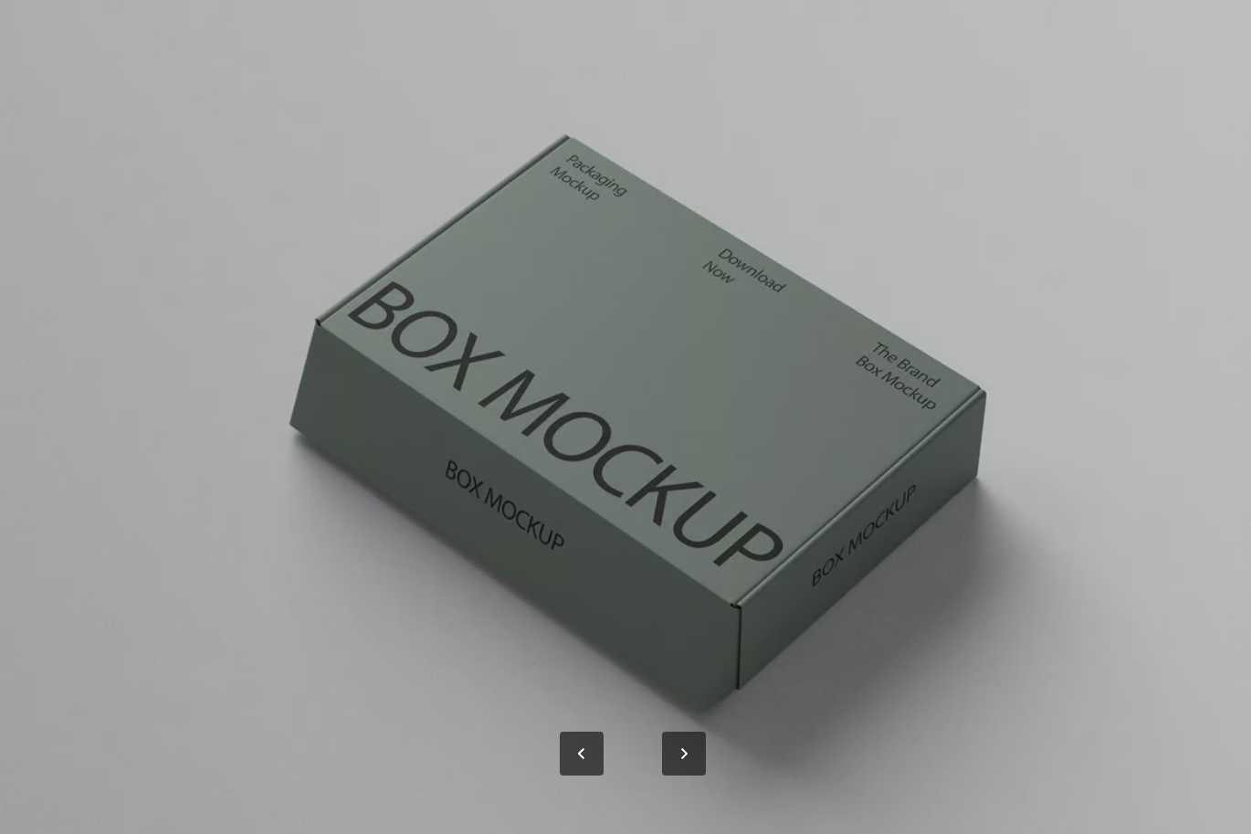 PSD分层包装盒模板智能对象可编辑背景高分辨率4500x3000展示文件Box Mockup-果觅网