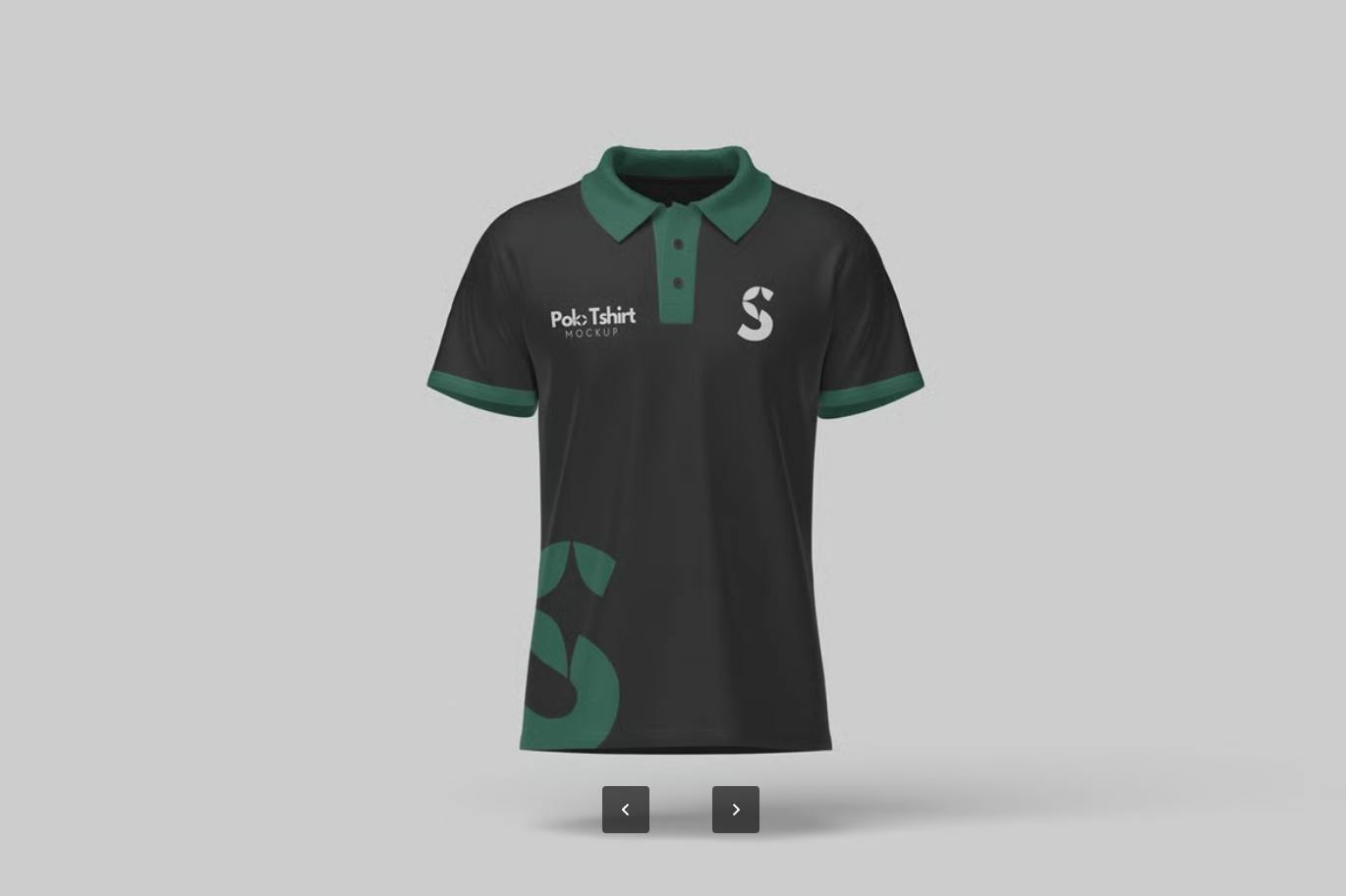 智能对象PSD模板可编辑分层文件高分辨率4500x3000 300DPI Polo衫设计Polo Shirt Mockup-果觅网