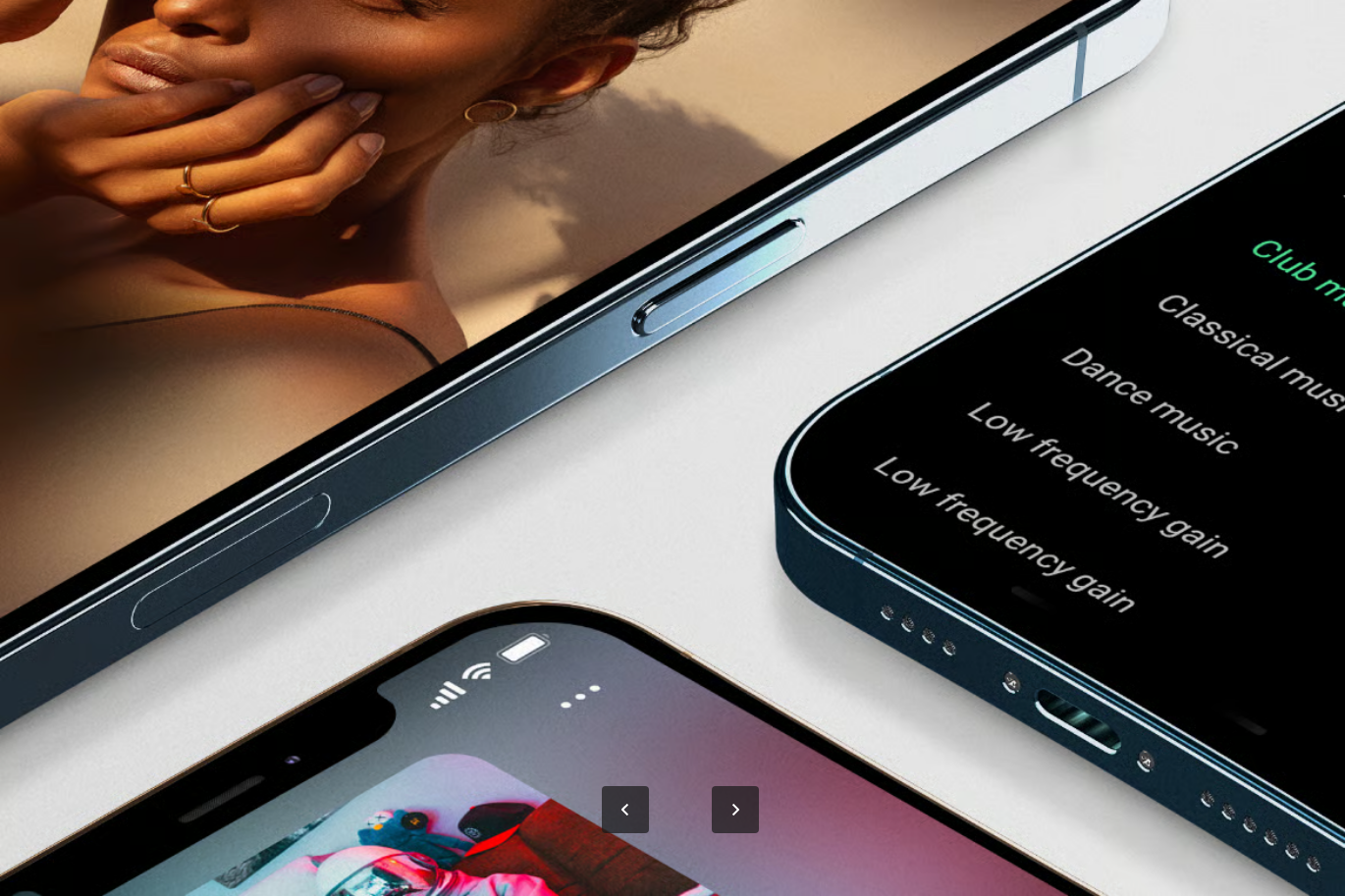 iPhone模板PSD分层6000x4000高清UI设计素材一键换色可编辑源文件iPhone 12 isometric Mockup-果觅网