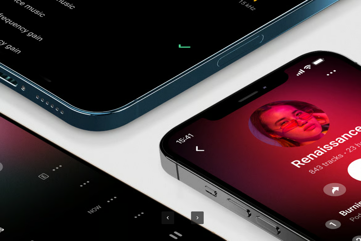 iPhone模板PSD分层6000x4000高清UI设计素材一键换色可编辑源文件iPhone 12 isometric Mockup-果觅网