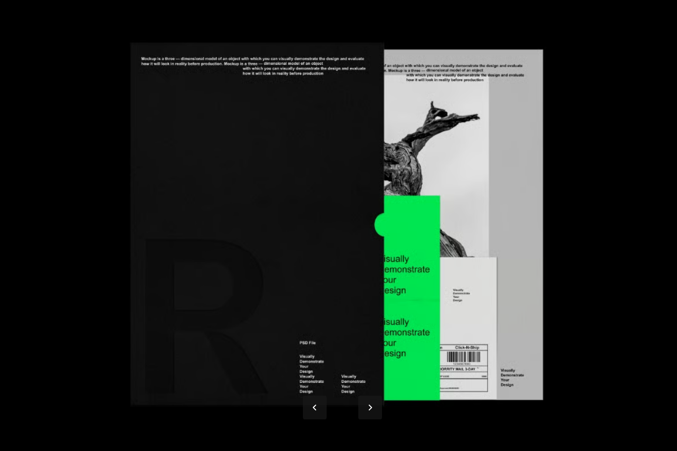 智能对象层PSD分层模板6000x4500px高分辨率300dpi透明背景可编辑Brand Identity Mockup Set-果觅网