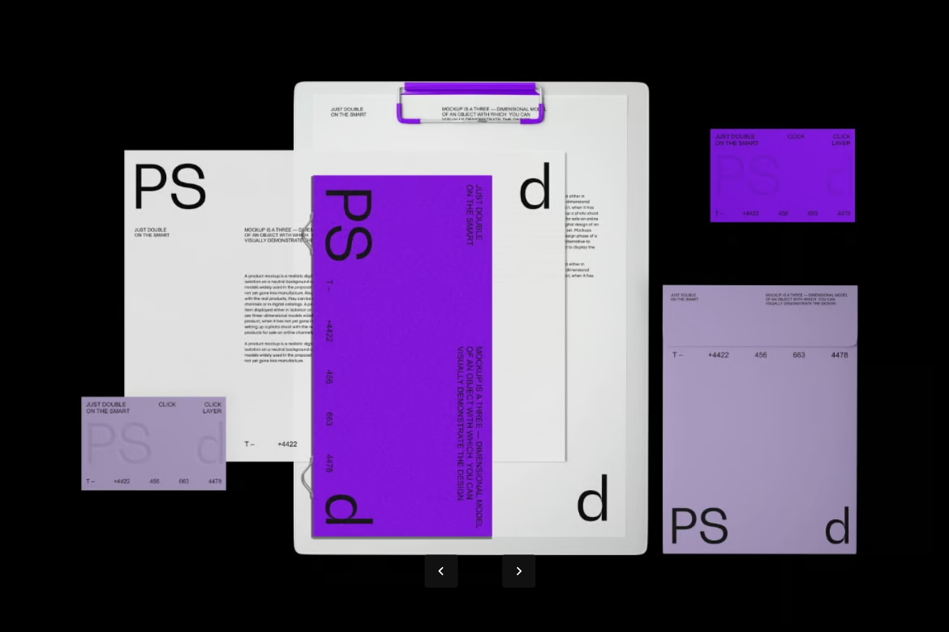 PSD分层模板智能对象图层透明背景高清6000x4500可编辑设计素材Brand Identity Mockup Set-果觅网