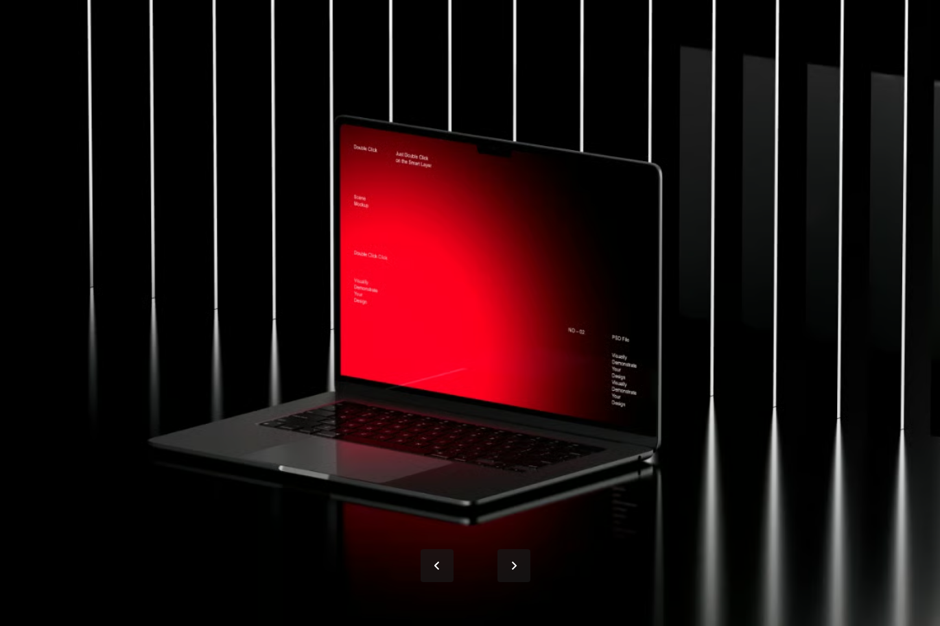 MacBook Air PSD分层模板智能对象6000x4500高分辨率300dpi印刷级样机MacBook Air Mockup Set-果觅网