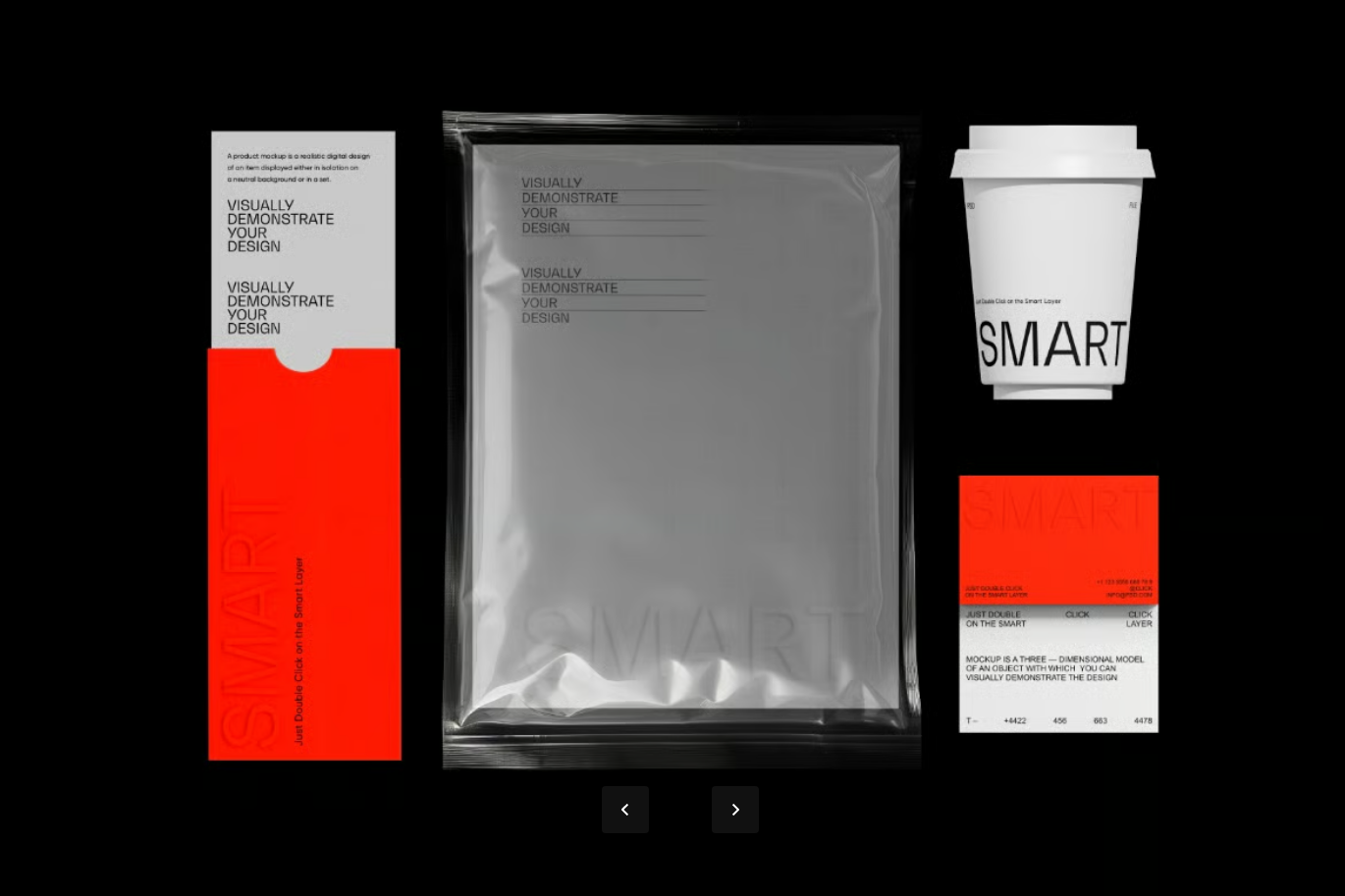 智能对象PSD模板双击替换高分辨率6000x4500分层可编辑设计样机Branding Stationery Mockup Set-果觅网