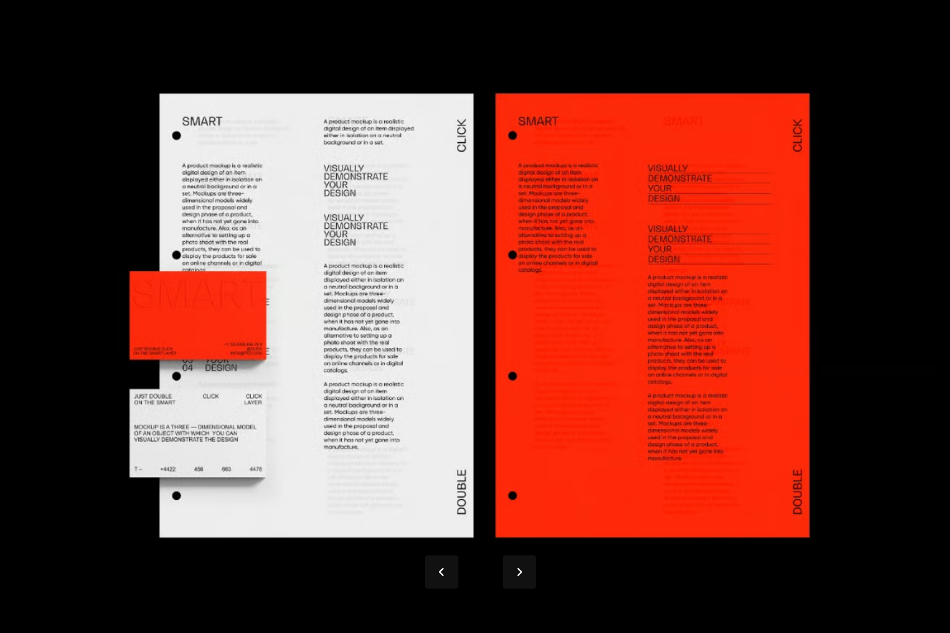 智能对象PSD模板双击替换高分辨率6000x4500分层可编辑设计样机Branding Stationery Mockup Set-果觅网