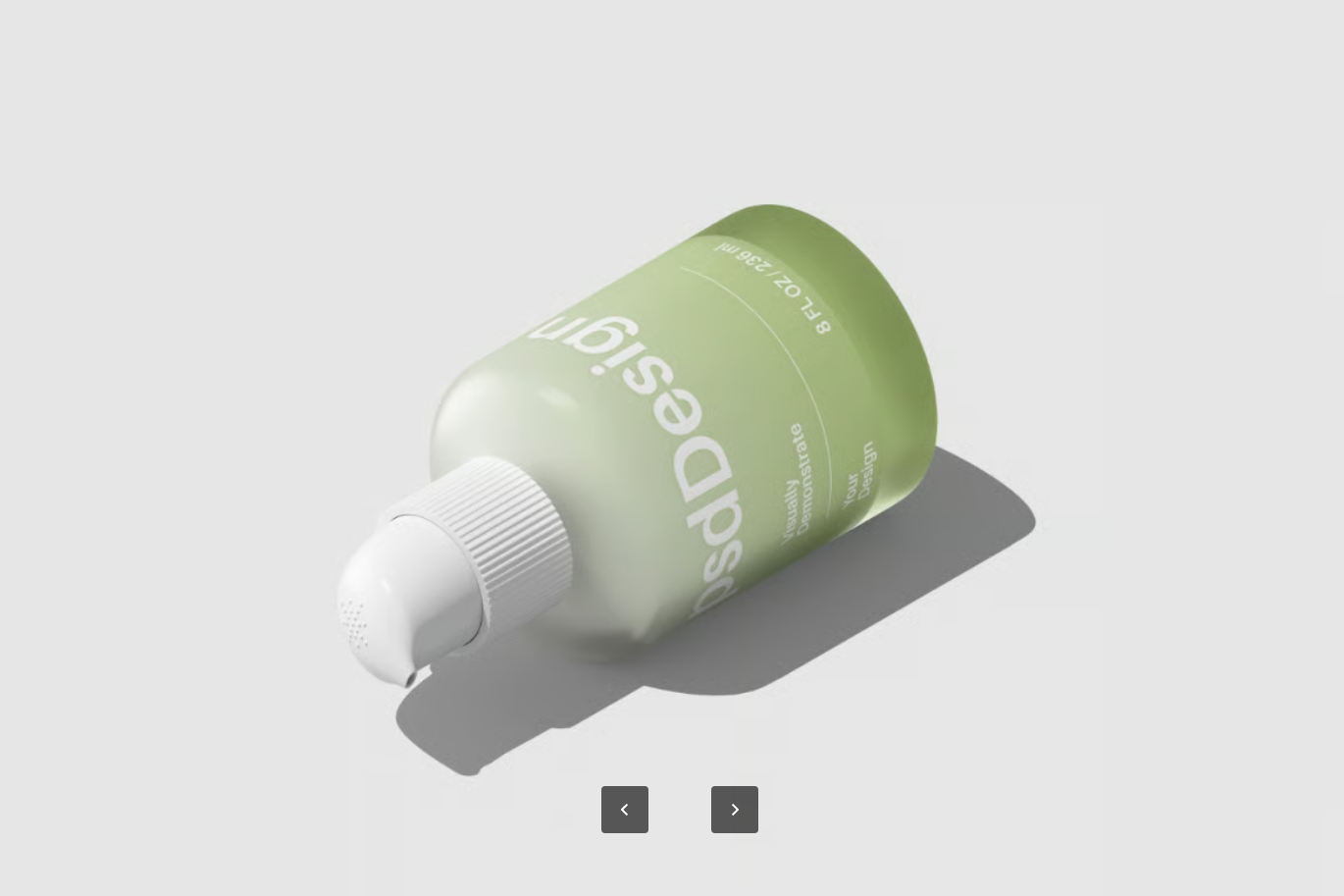 智能对象分层PSD样机高分辨率6000x4500px可编辑设计模板Pump Bottle Mockups-果觅网