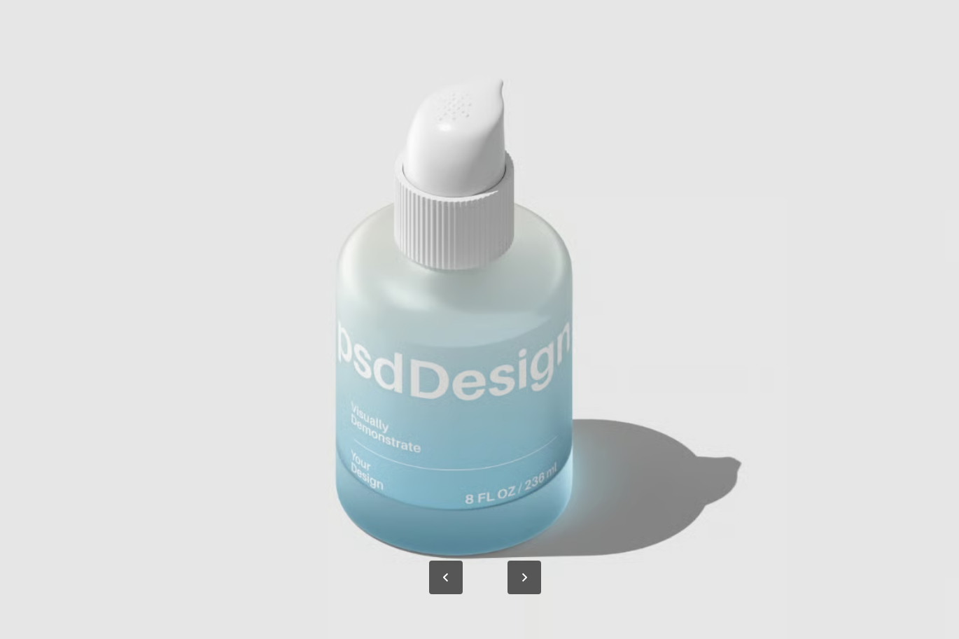 智能对象分层PSD样机高分辨率6000x4500px可编辑设计模板Pump Bottle Mockups-果觅网