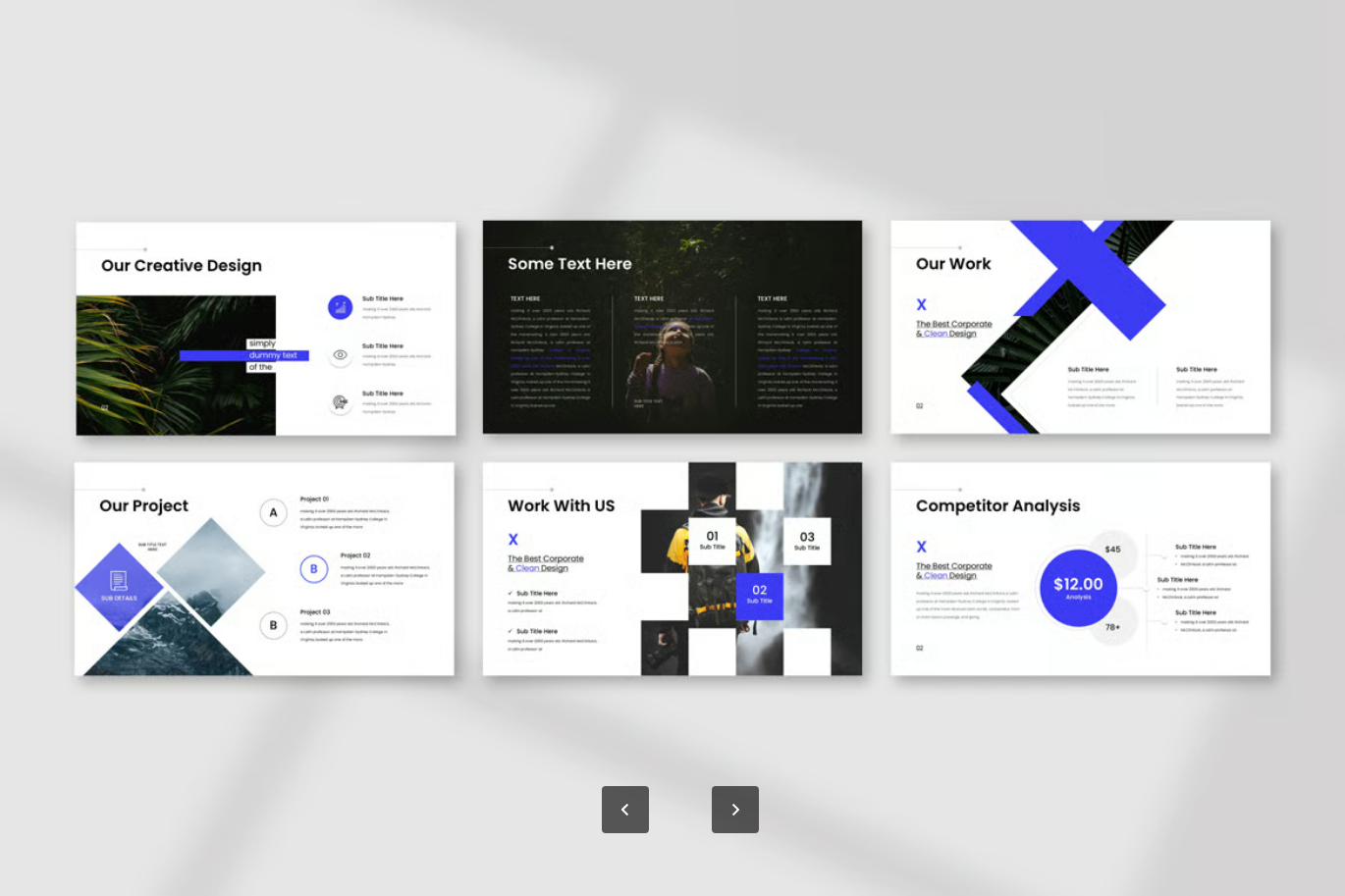 简约高级感Keynote商务PPT模板企业汇报答辩学术毕业设计Simple Minimal Presentation Template-果觅网