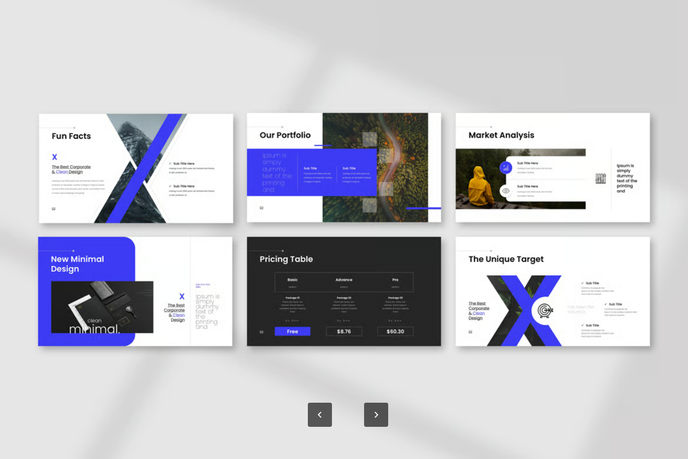 简约高级感Keynote商务PPT模板企业汇报答辩学术毕业设计Simple Minimal Presentation Template-果觅网