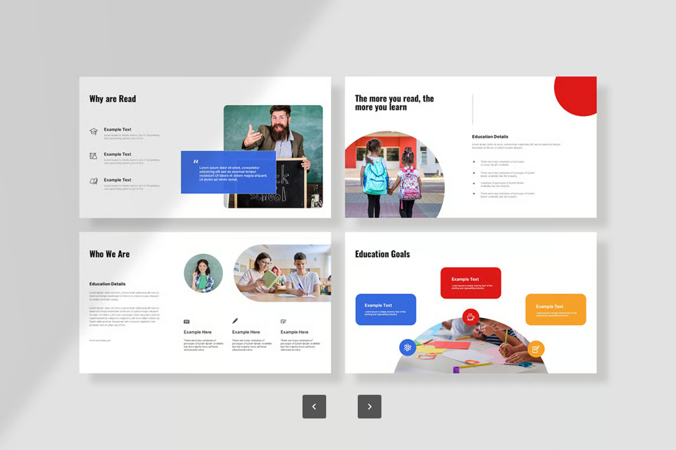 教育Keynote模板25页可编辑简约学校课件一键换色字体品牌定制Iskool Education Keynote Template-果觅网