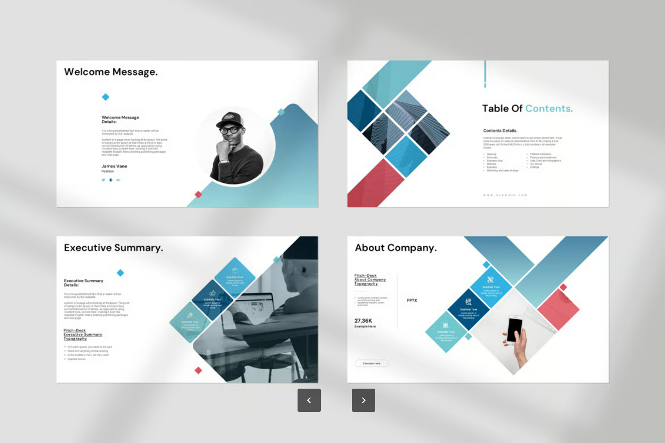 高端商务融资路演PPT模板23页可编辑企业计划书创业必备Pitch-Deck Presentation Template-果觅网