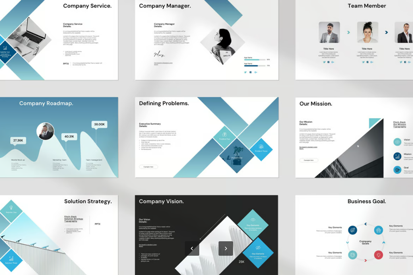 高端商务融资路演PPT模板23页可编辑企业计划书创业必备Pitch-Deck Presentation Template-果觅网