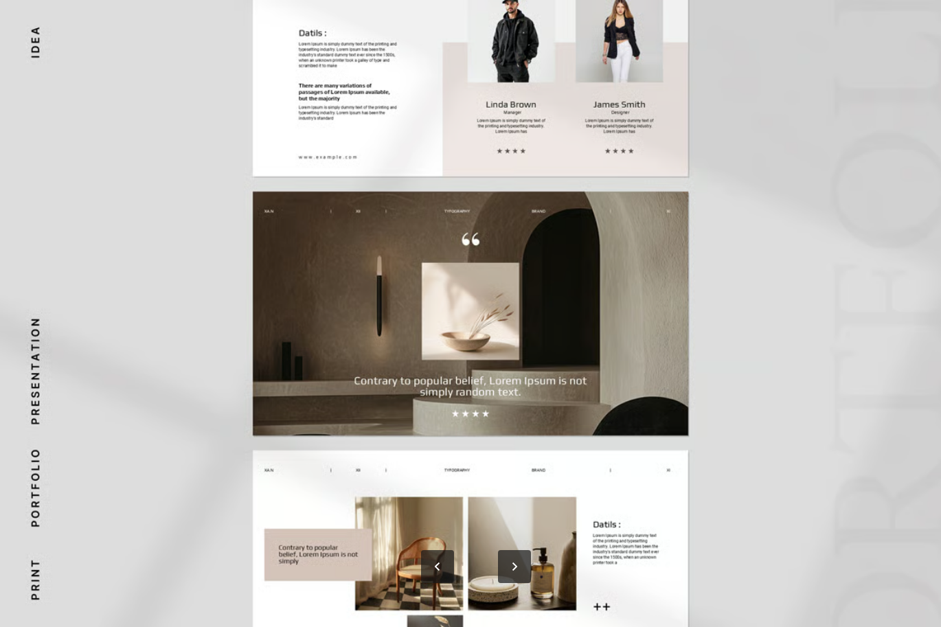 高端Keynote作品集模板极简商务演示可编辑PPT替代毕业答辩专用Portfolio Presentation Template-果觅网