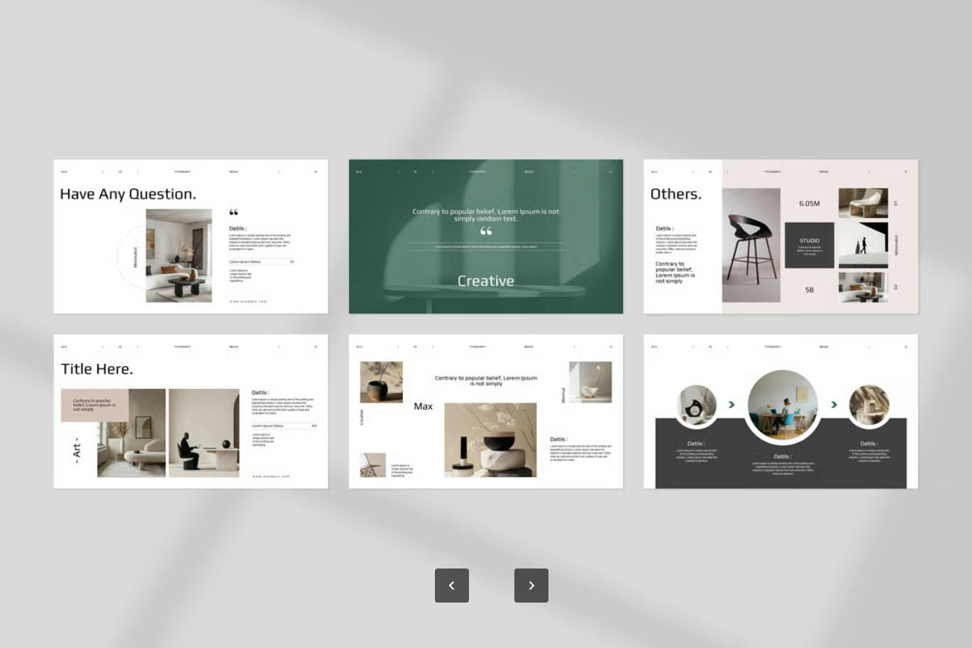 高端Keynote作品集模板极简商务演示可编辑PPT替代毕业答辩专用Portfolio Presentation Template-果觅网