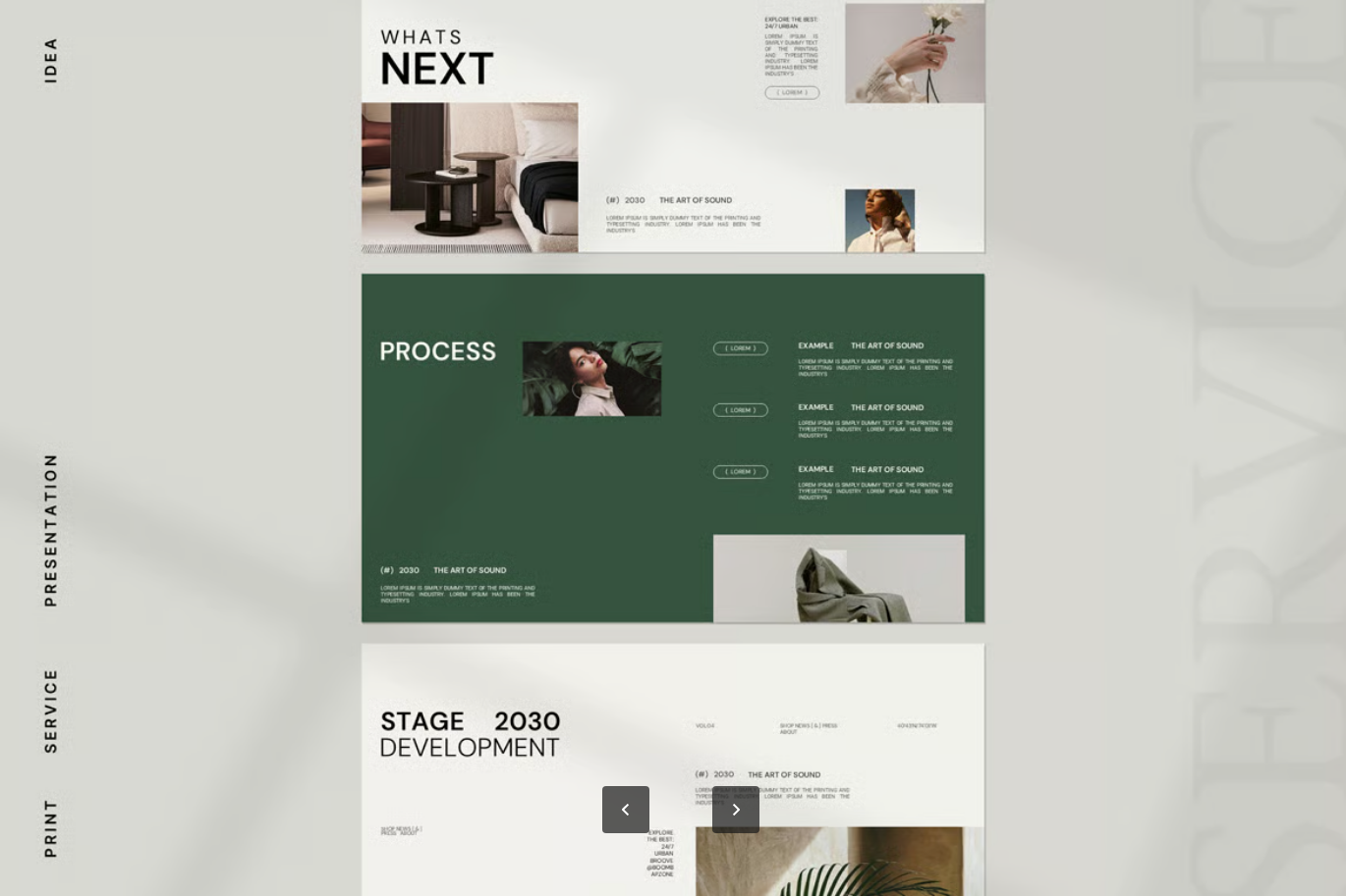 商务服务指南PPT模板可编辑企业品牌定制极简风谷歌幻灯片演示文稿Service Guide Google Slides Presentation-果觅网