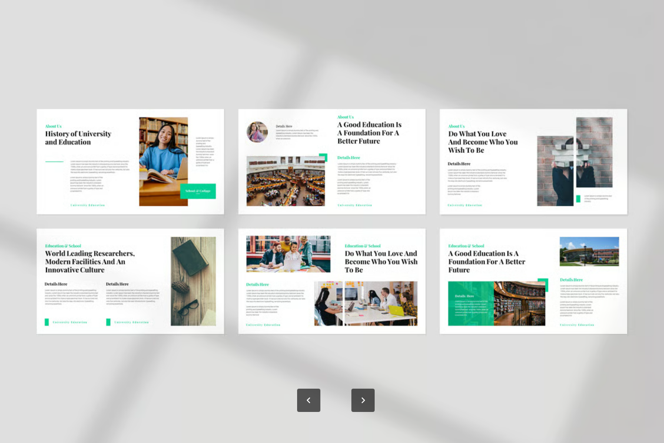 可编辑教育Keynote模板学术风毕业答辩教师课件简约风PPT一键换色Education Keynote Presentation Template-果觅网
