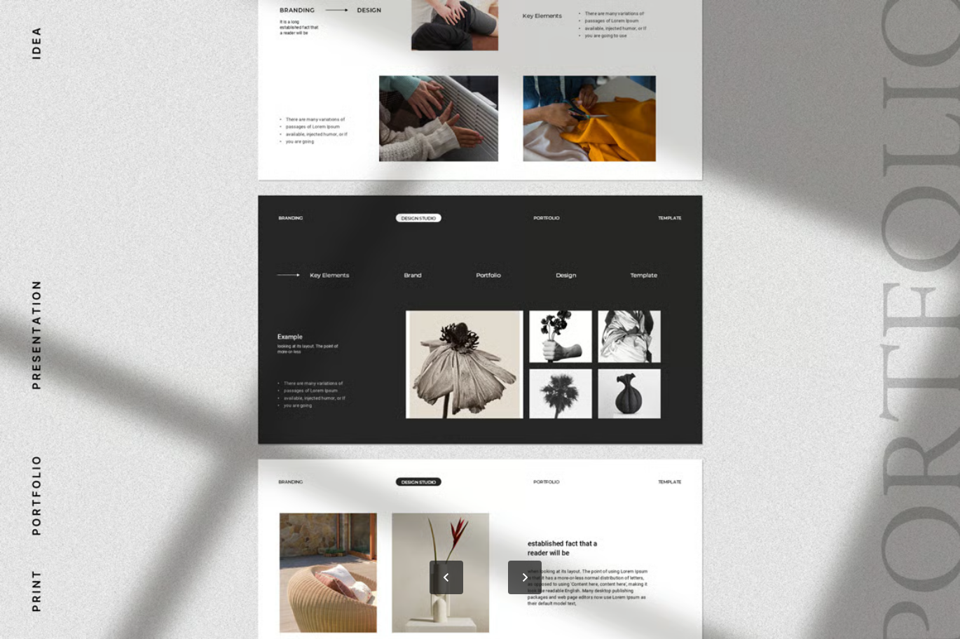 高端品牌策划PPT模板企业宣传商业计划书可编辑动态幻灯片Brand Portfolio Presentation PowerPoint Template-果觅网