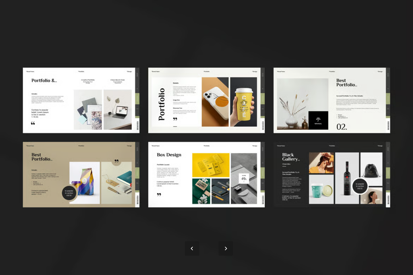 高端极简Keynote模板企业品牌设计作品集演示文稿20页可编辑Hawa Portfolio Keynote Presentation Template-果觅网