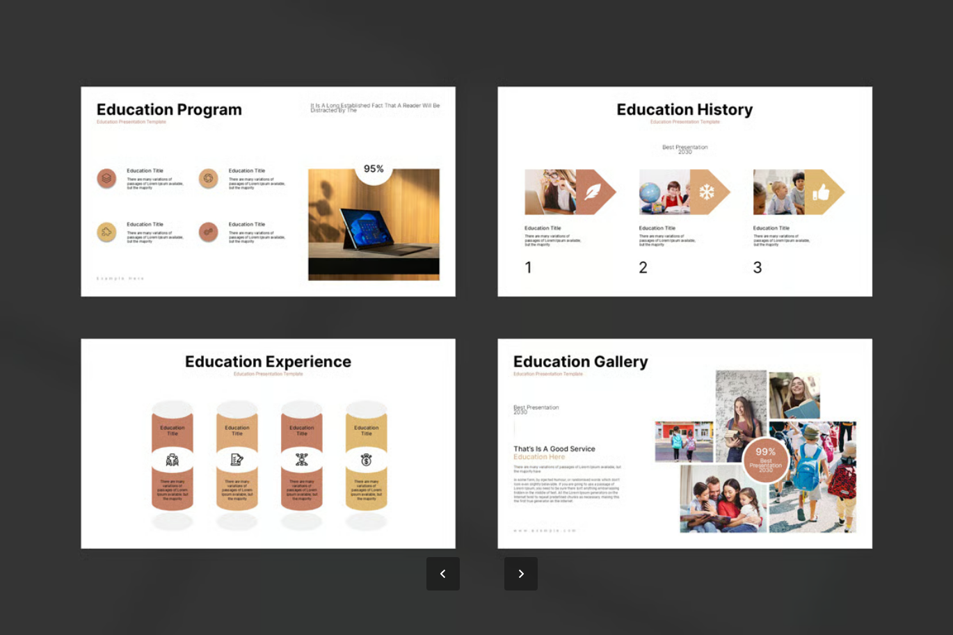 可编辑教育PPT模板20页简约学术风毕业答辩课件动态矢量素材Education Presentation Template-果觅网