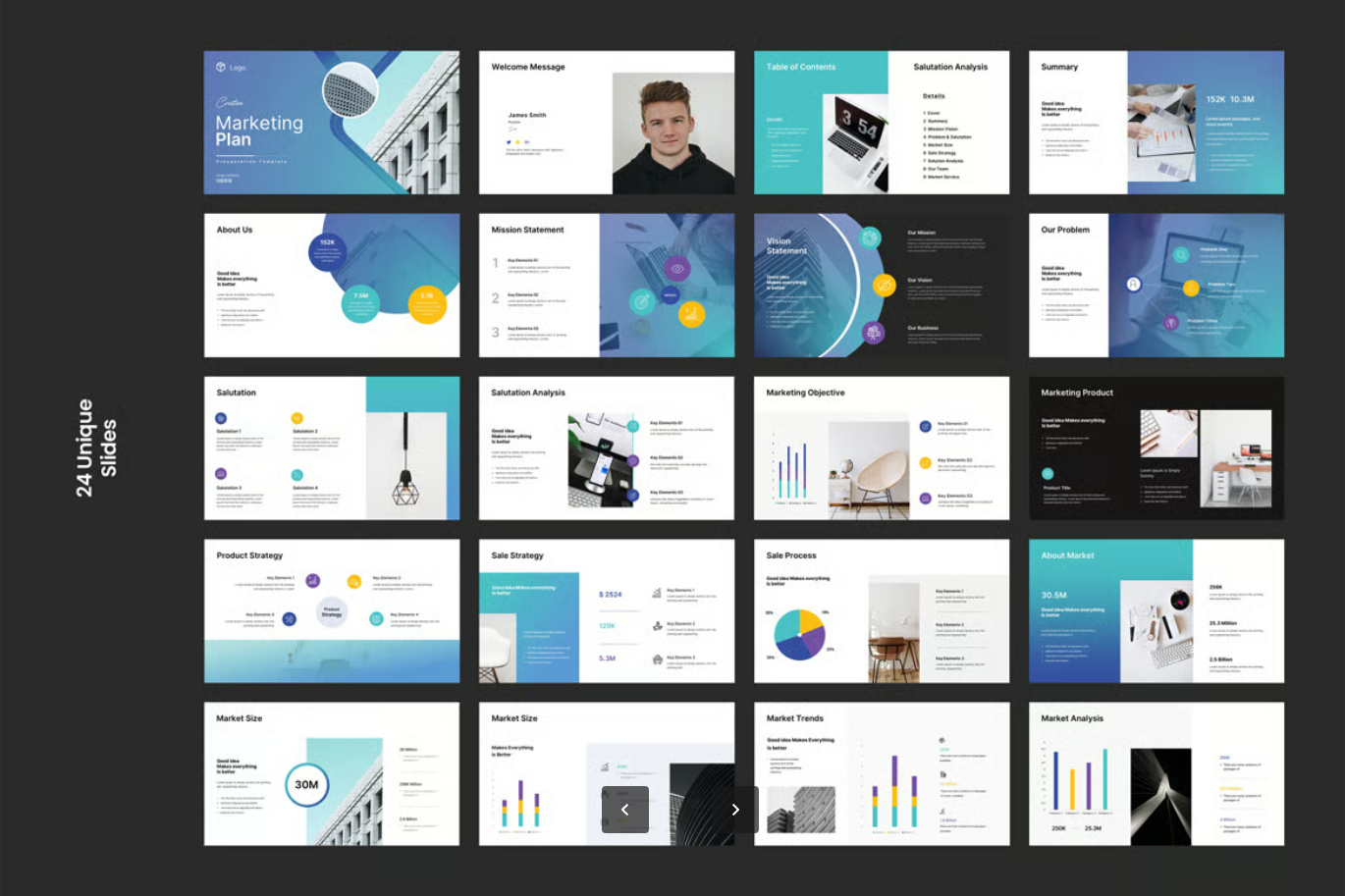 高端商业营销策划PPT模板可编辑企业方案动态演示2025最新版Marketing Plan Presentation Template-果觅网