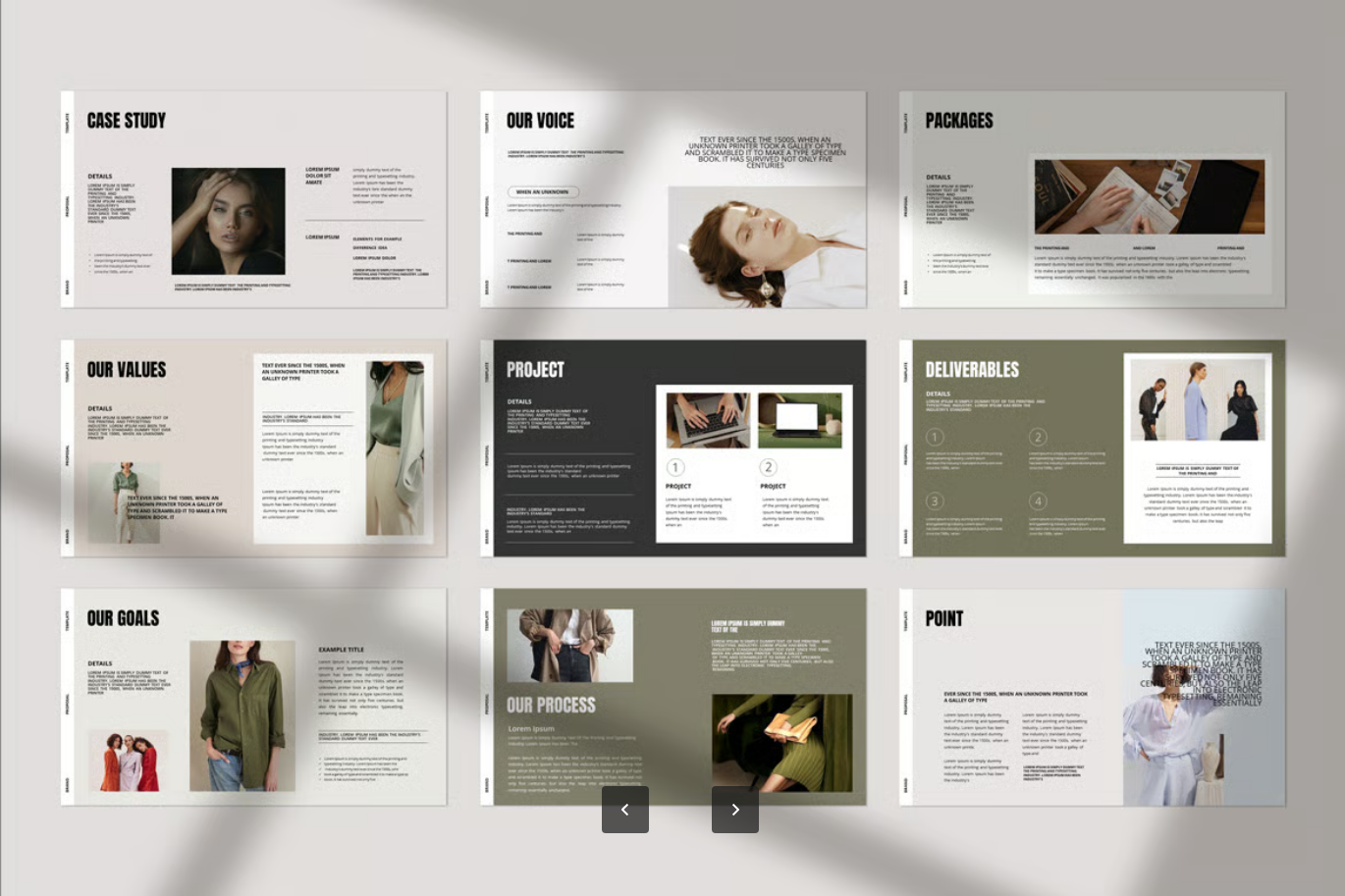Keynote可编辑品牌提案PPT模板21页极简企业宣传设计Brand Proposal Presentation Template-果觅网