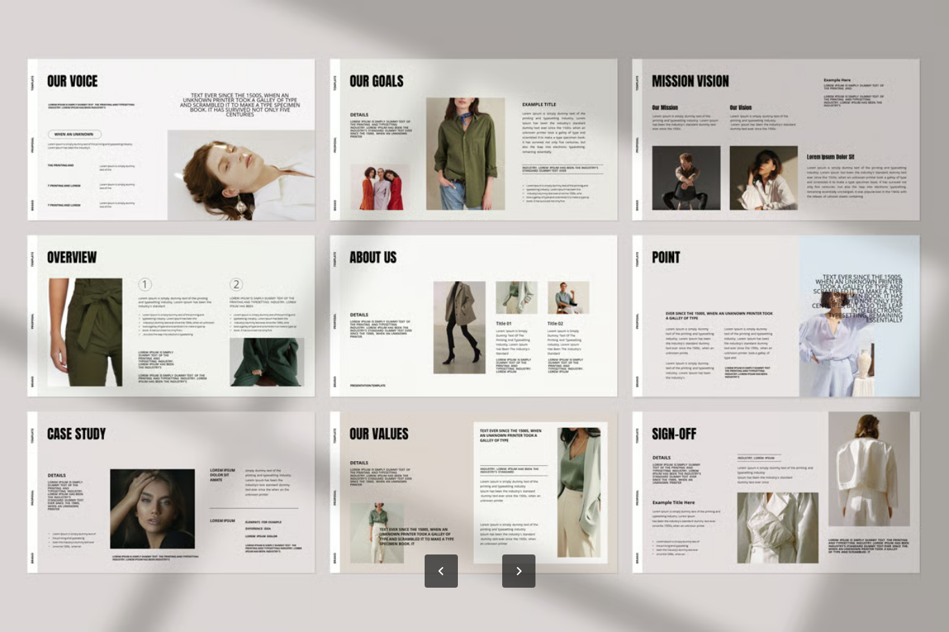 Keynote可编辑品牌提案PPT模板21页极简企业宣传设计Brand Proposal Presentation Template-果觅网