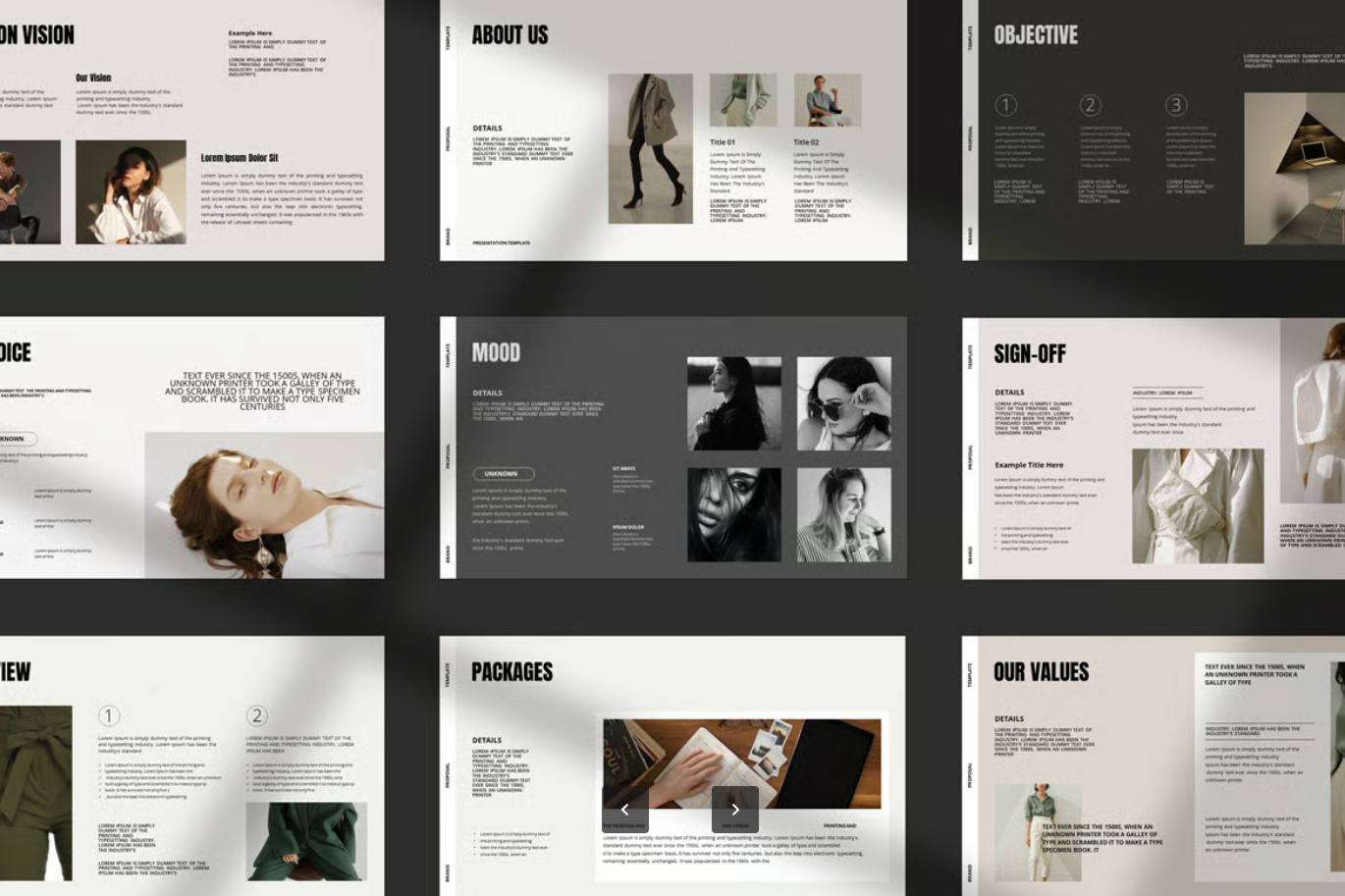 Keynote可编辑品牌提案PPT模板21页极简企业宣传设计Brand Proposal Presentation Template-果觅网