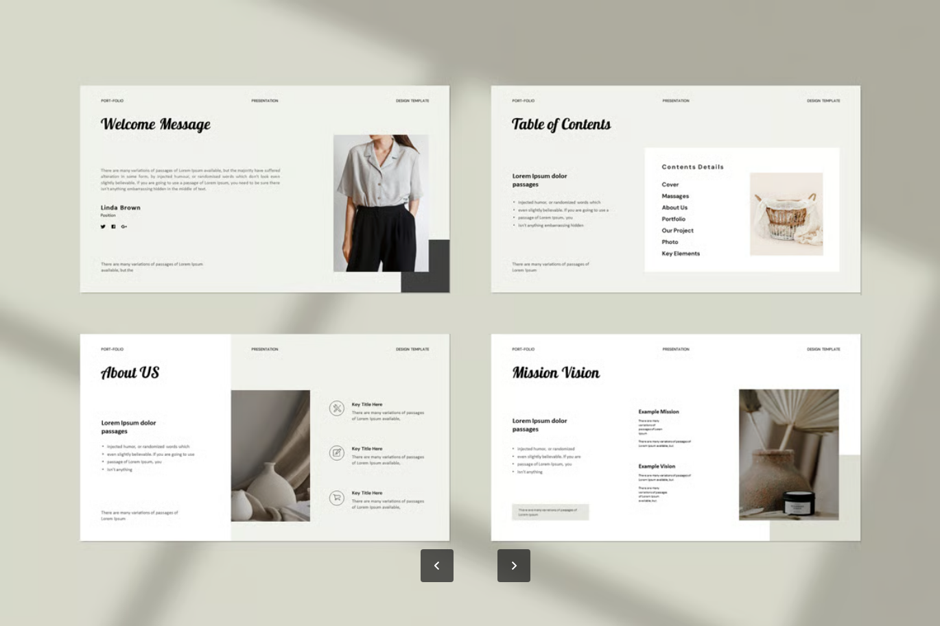 苹果Keynote高端品牌PPT模板22页极简设计企业商务可编辑定制化Brand Portfolio Presentation Keynote Template-果觅网