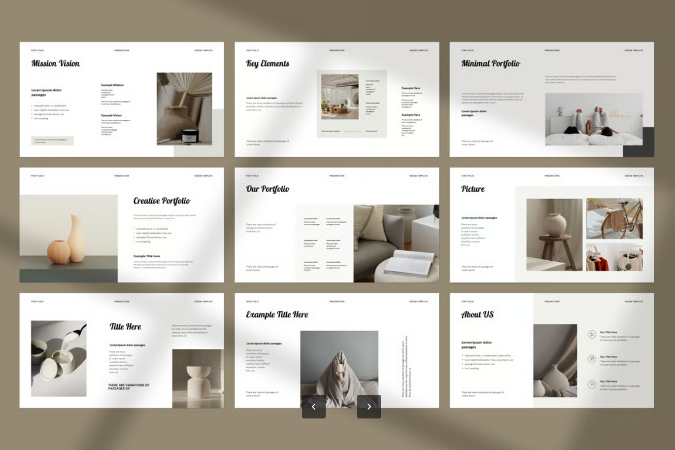 苹果Keynote高端品牌PPT模板22页极简设计企业商务可编辑定制化Brand Portfolio Presentation Keynote Template-果觅网