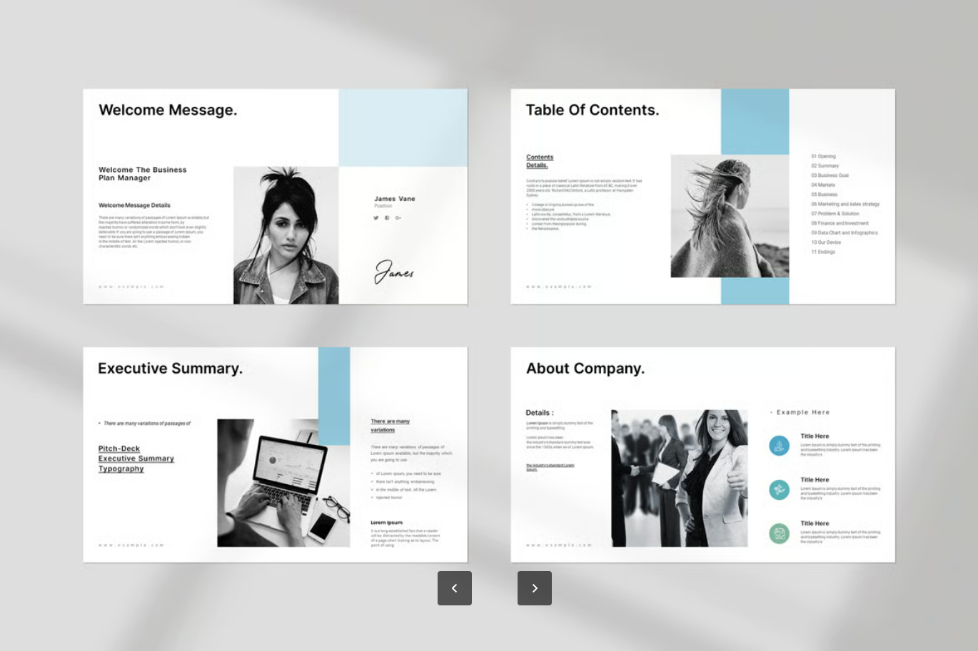 高端商务PPT模板GoogleSlide可编辑企业路演提案一键替换Logo定制Pitch-Deck GoogleSlide Presentation Template-果觅网