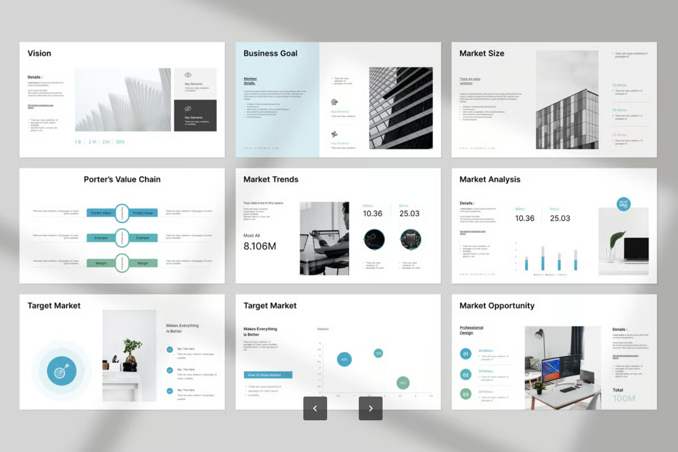 高端商务PPT模板GoogleSlide可编辑企业路演提案一键替换Logo定制Pitch-Deck GoogleSlide Presentation Template-果觅网