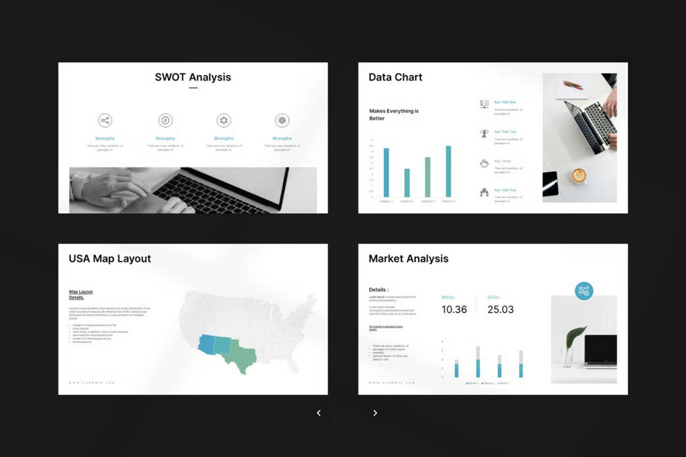 高端商务PPT模板GoogleSlide可编辑企业路演提案一键替换Logo定制Pitch-Deck GoogleSlide Presentation Template-果觅网