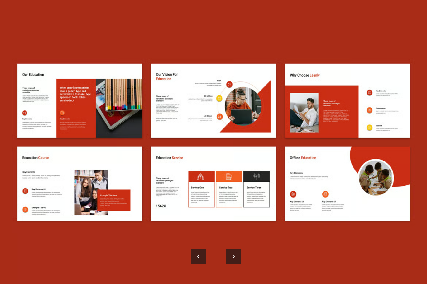 教育PPT模板高端简约可编辑课件教学演示幻灯片Education Presentation Template-果觅网