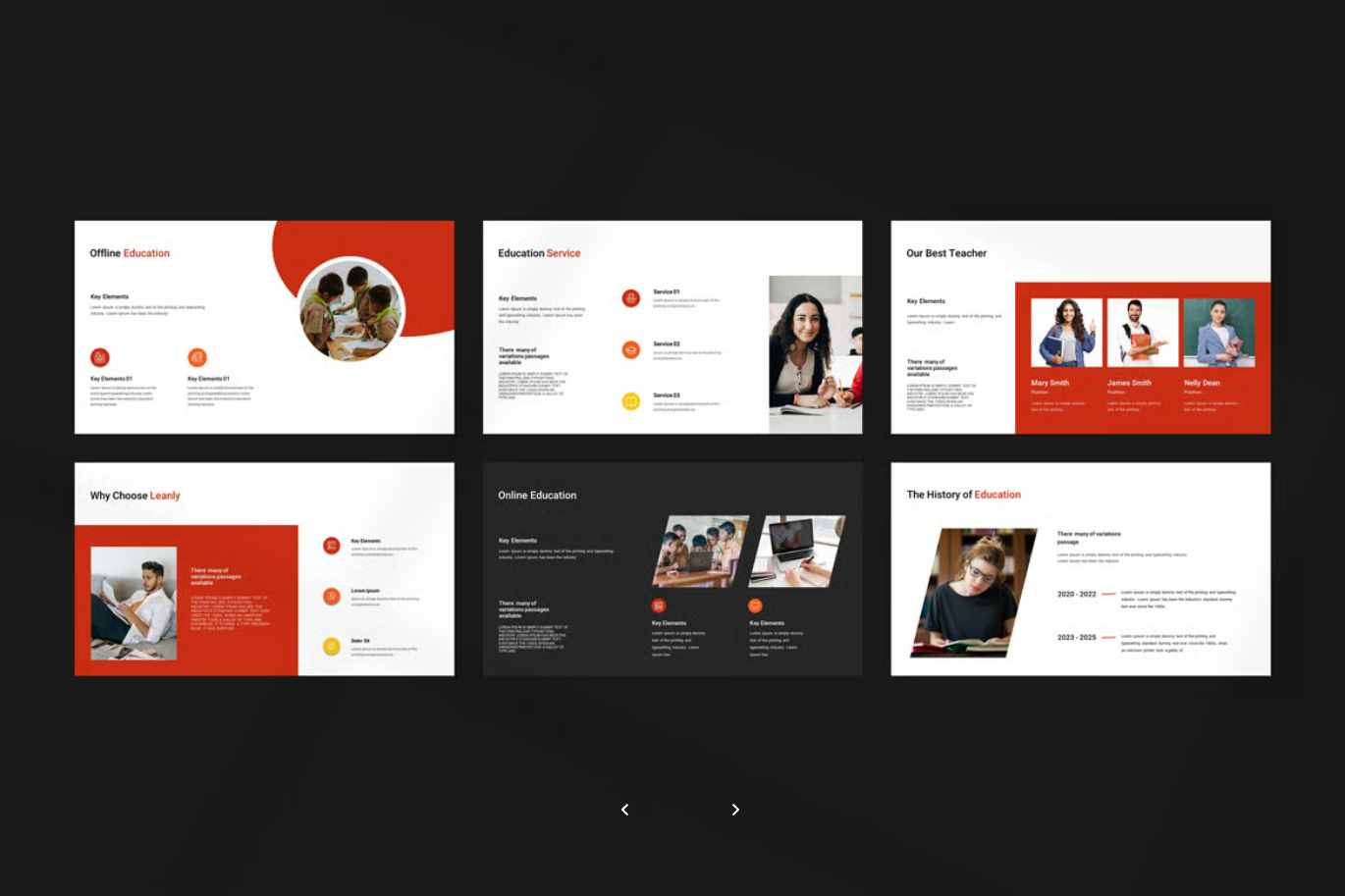 教育PPT模板高端简约可编辑课件教学演示幻灯片Education Presentation Template-果觅网