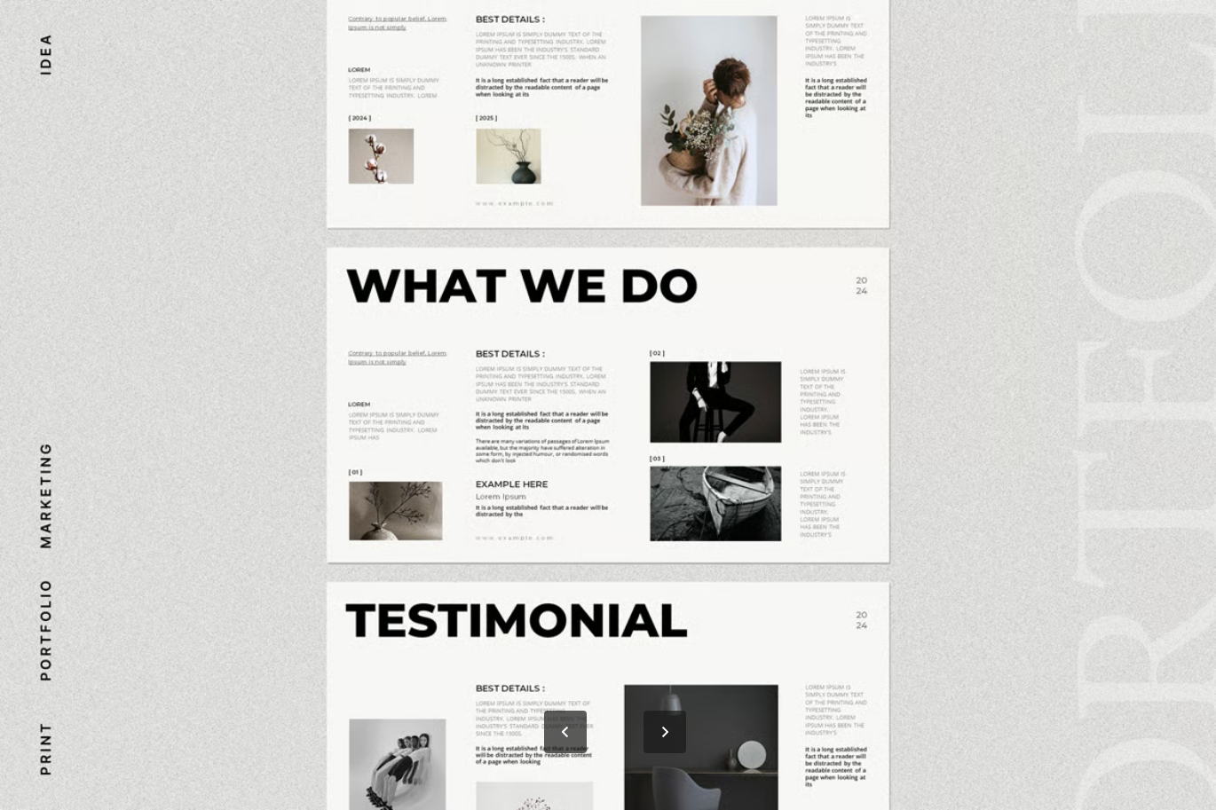 高端商务Keynote模板极简创意设计可编辑企业汇报毕业答辩PPTPortfolio Keynote Presentation Template-果觅网