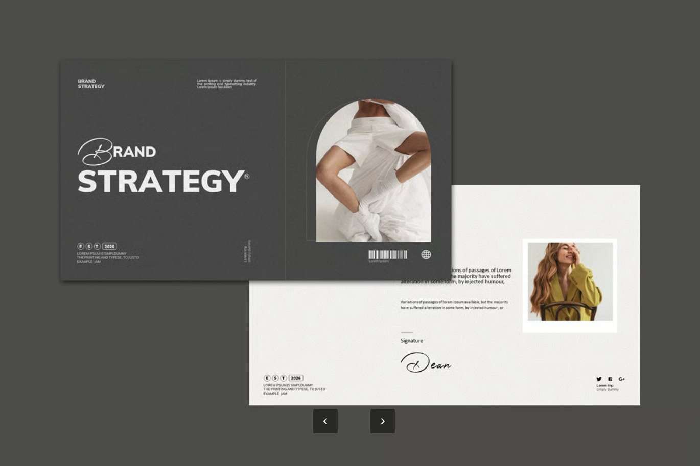 高端品牌战略PPT模板可编辑商务企业VI设计演示文稿Brand Strategy PowerPoint Presentation-果觅网