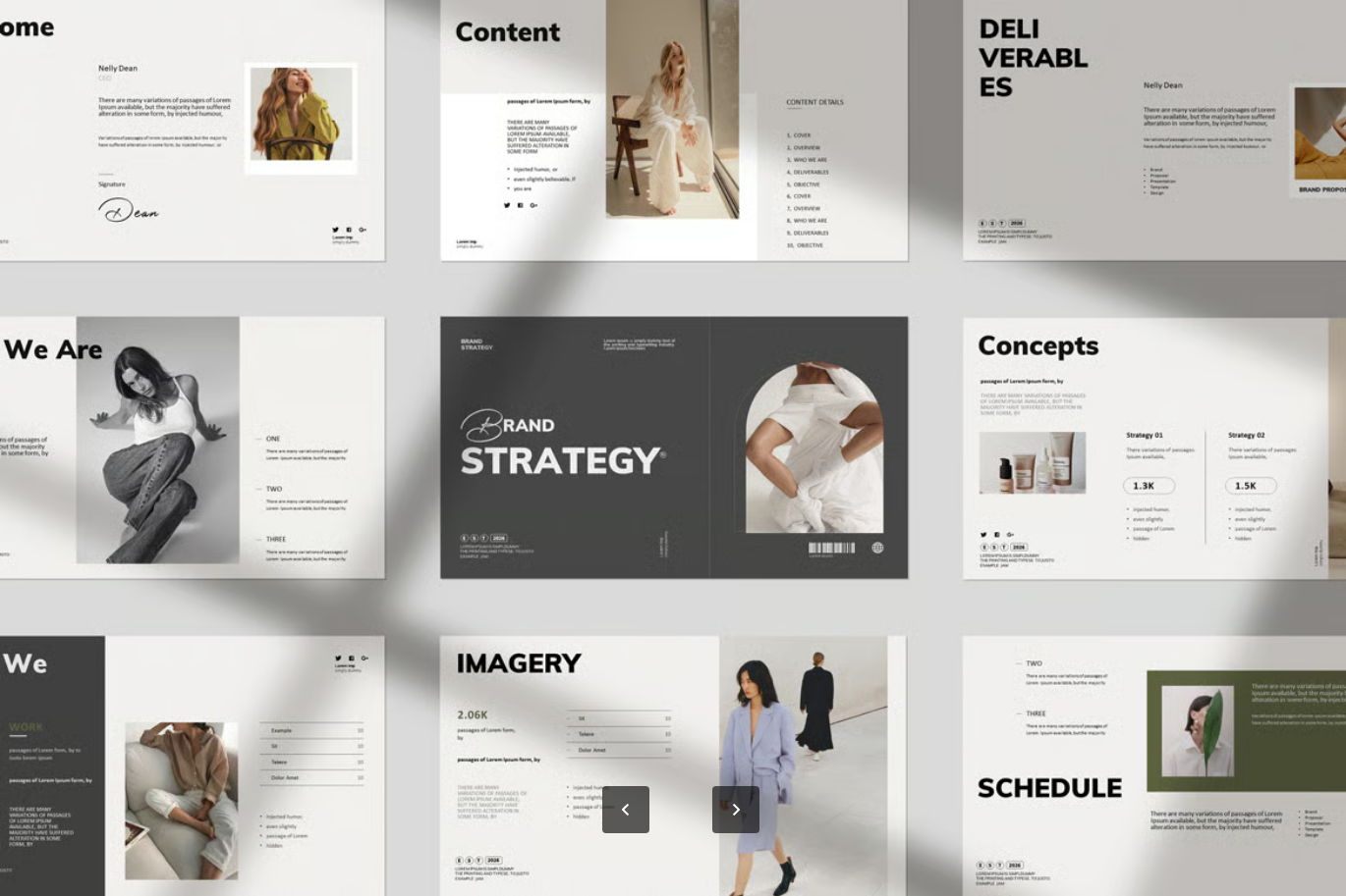 高端品牌战略PPT模板可编辑商务企业VI设计演示文稿Brand Strategy PowerPoint Presentation-果觅网