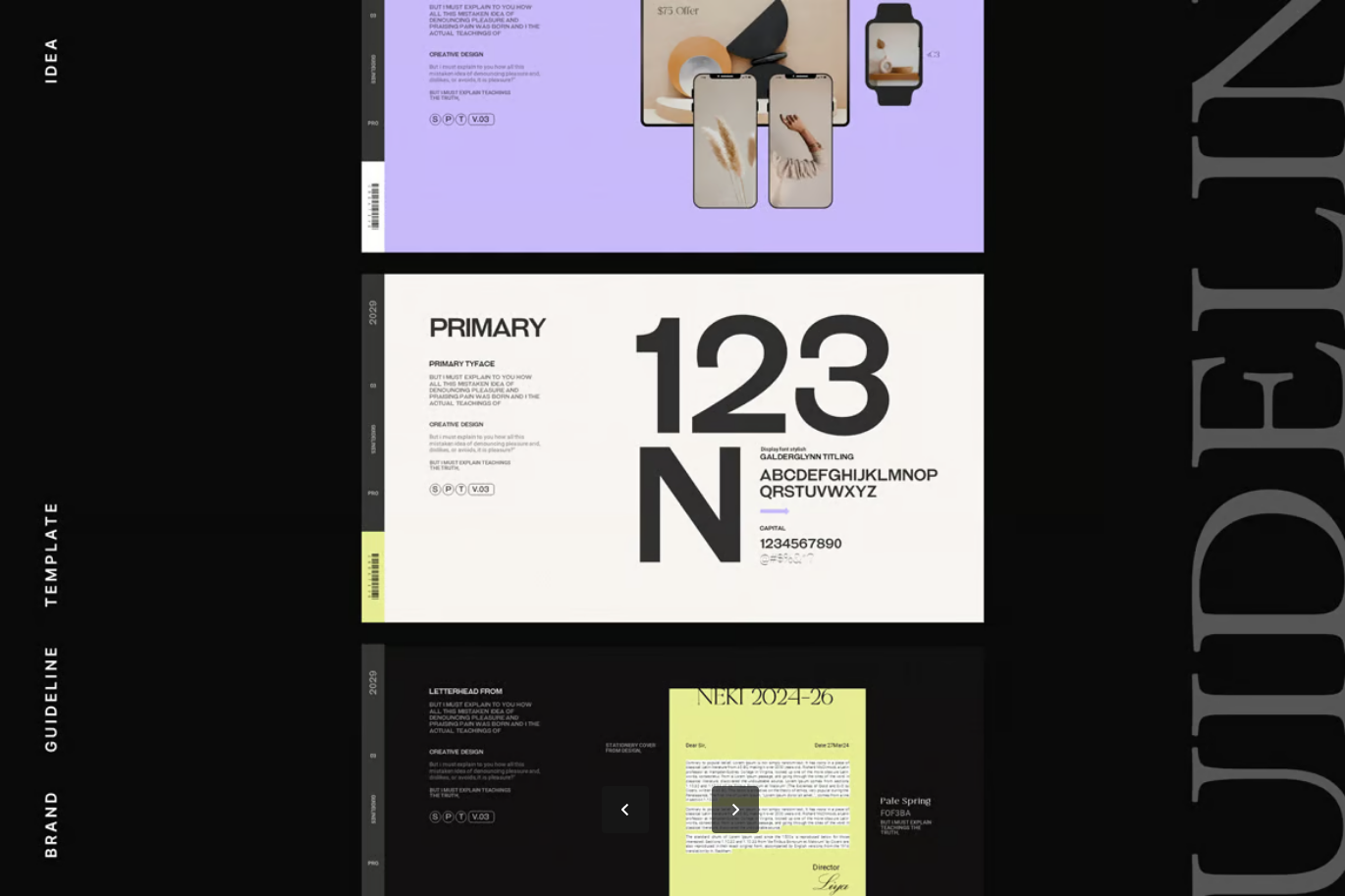 高端企业VI设计PPT模板可编辑品牌手册全套极简商务风Brand Guideline Presentation Template-果觅网