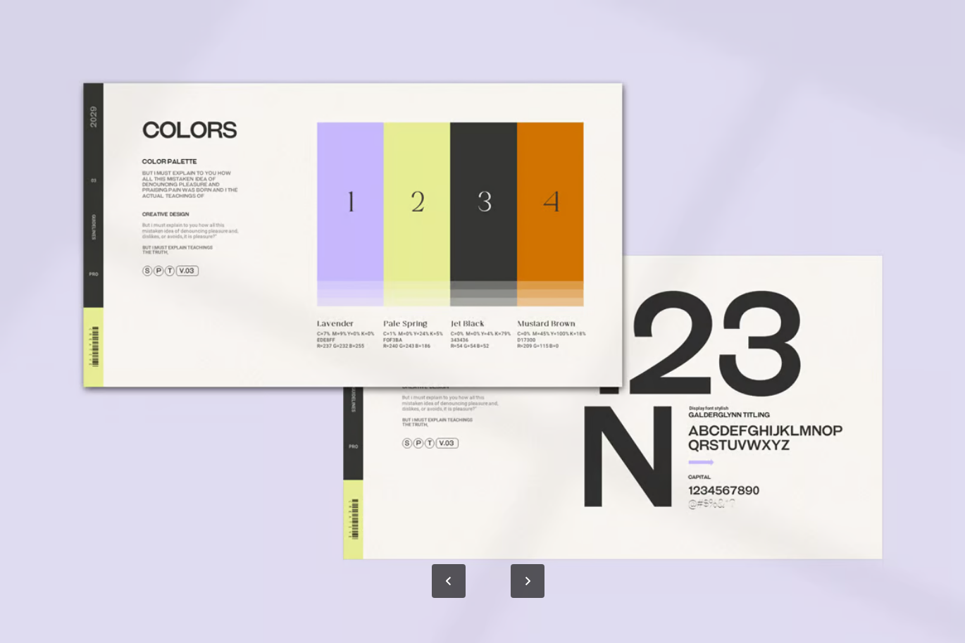 高端企业VI设计PPT模板可编辑品牌手册全套极简商务风Brand Guideline Presentation Template-果觅网