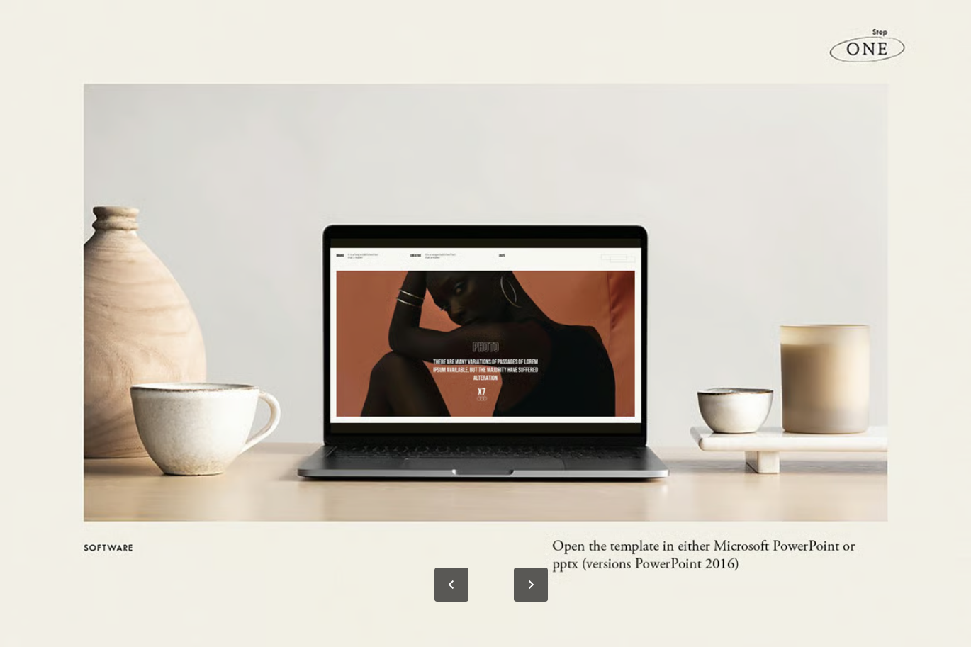 高端商务PPT模板专业企业级可编辑创意简约扁平化设计Portfolio PowerPoint Presentation Template-果觅网